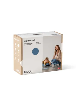 MODU Explorer Set Deep Blue / Sky Blue- Store Byggesæt|Tumlemøbler