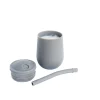 EZPZ Mini Kop med sugerør - grå- Service