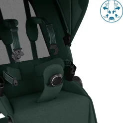 Maxi-Cosi Fame kombivogn - Twillic Green- Kombivogne Med Flade Sæder