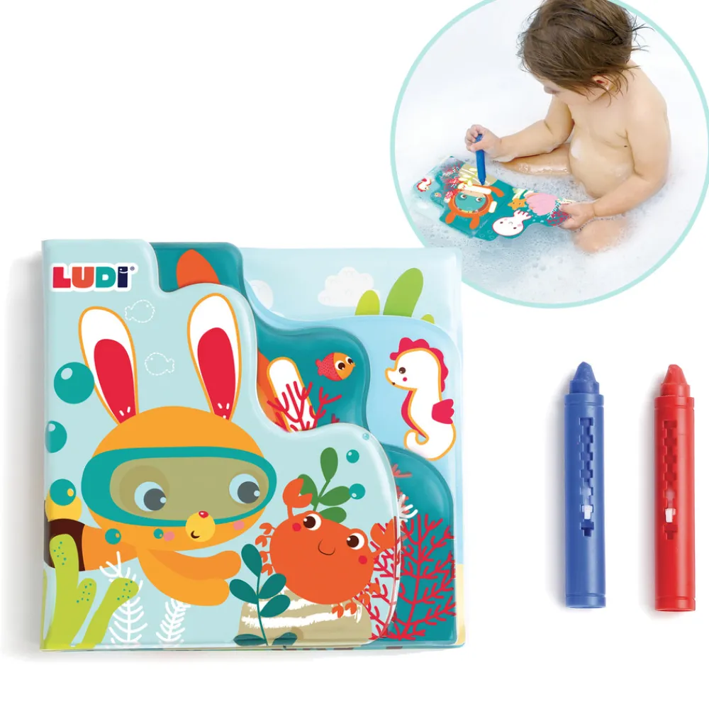 Ludi Farvebog til badet- Badelegetøj
