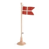 Sebra Fødselsdags bordflag, træ-Børn Fødselsdagstoge