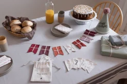 Sebra Fødselsdags flagranke, tal 0-9-Børn Fødselsdagstoge