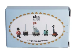 Kids By Friis Fødselsdagslys Lyseblå 10 stk-Børn Fødselsdagstoge