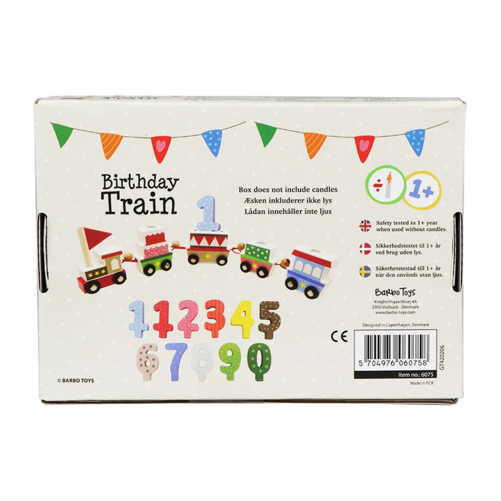 Barbo Toys Fødselsdagstog-Børn Fødselsdagstoge