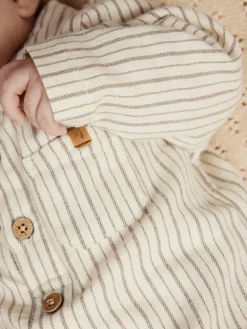 Lil' Atelier Felixo Langærmet Bodyskjorte - Turtledove- Juletøj|Skjorter