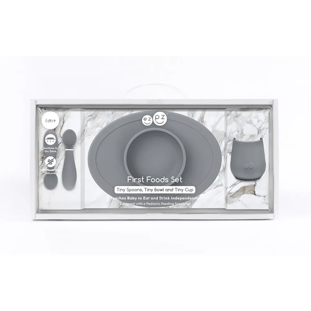 EZPZ First Foods Set - Grå- Service