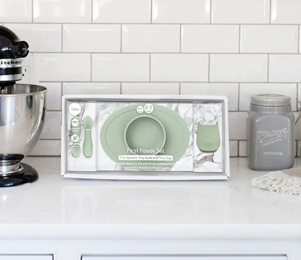 EZPZ First foodset Støvet Grøn- Service