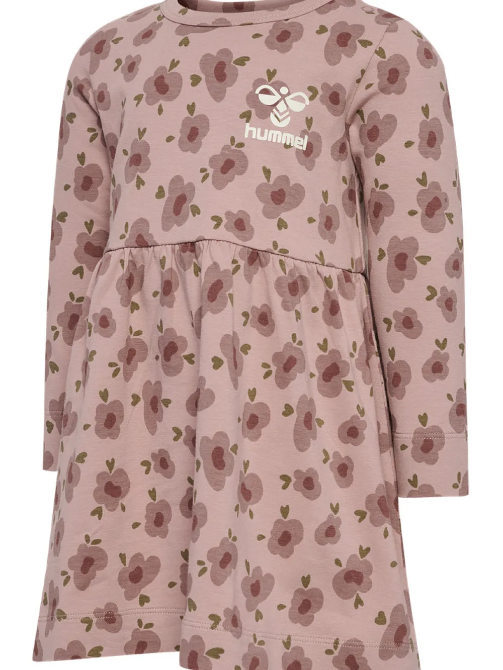 hummel Fjora kjole langærmet - ADOBE ROSE- Kjoler