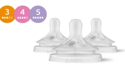 Philips Avent Flaskesutter 0-6 mdr., Mix & Match-pakke, 3 stk.- Sutteflasker