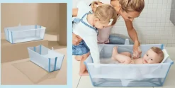 Stokke® Flexi Bath - Ocean Blue- Badekar, Stativer & Badestole