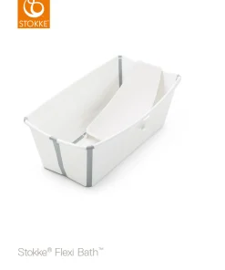 Stokke® Flexi Bath og Newborn Support - hvid- Badekar, Stativer & Badestole