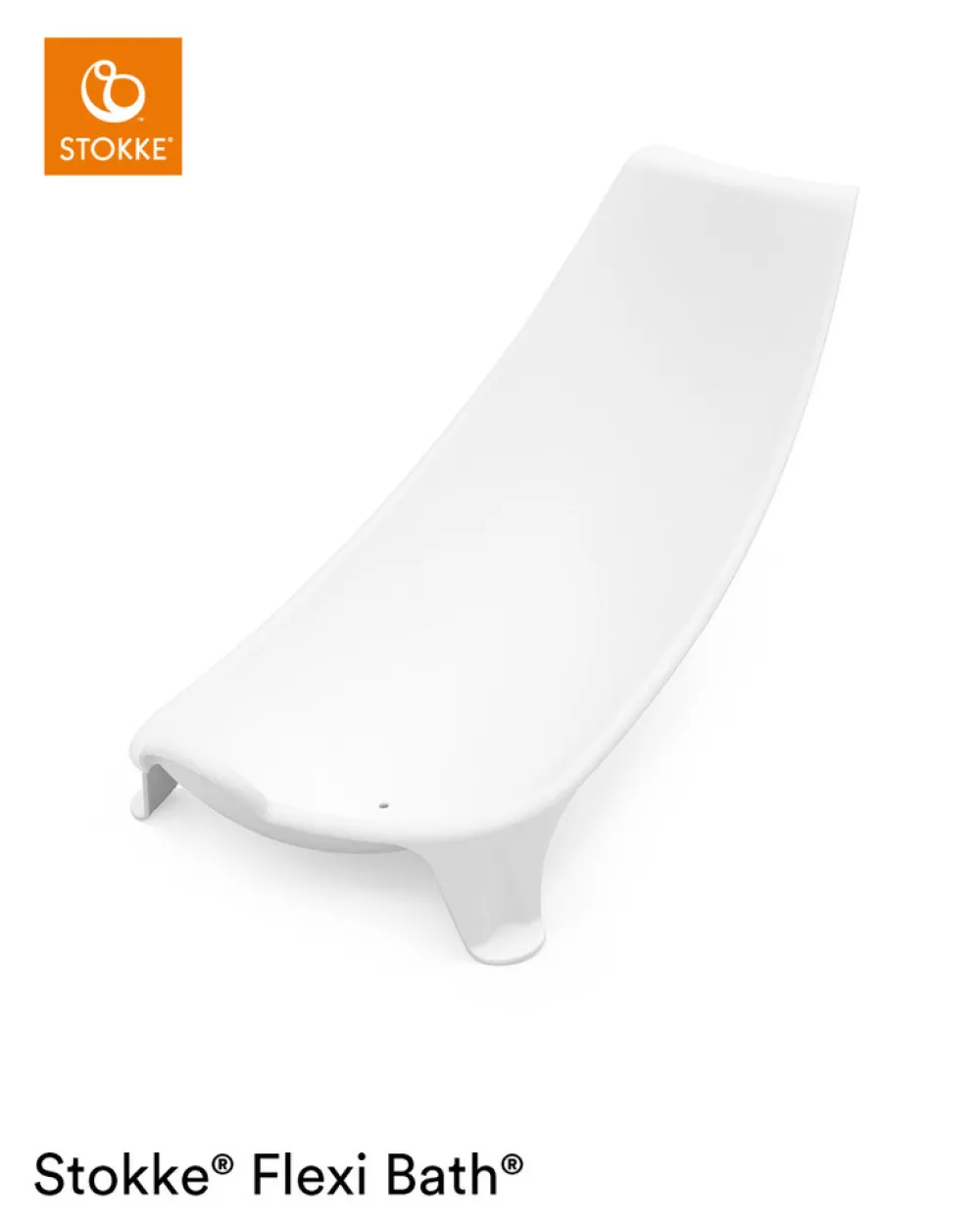 Stokke® Flexi Bath og Newborn Support - hvid- Badekar, Stativer & Badestole