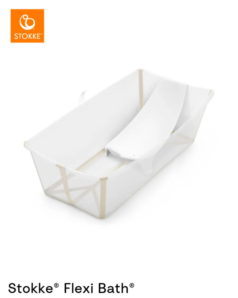 Stokke® Flexi Bath XL - Sandy Beige- Badekar, Stativer & Badestole
