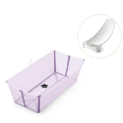 Stokke® Flexi Bath XL inkl. newborn support - Lavender- Badekar, Stativer & Badestole