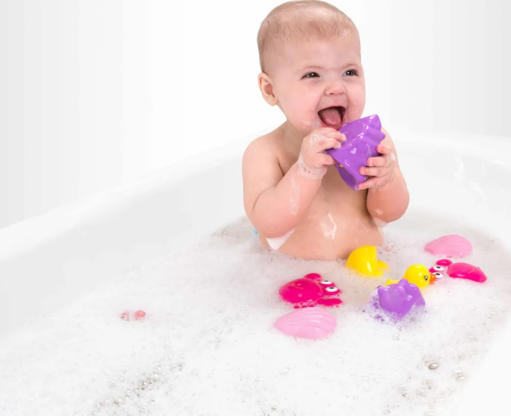 Playgro Floating Sea Friends, Pink- Badelegetøj
