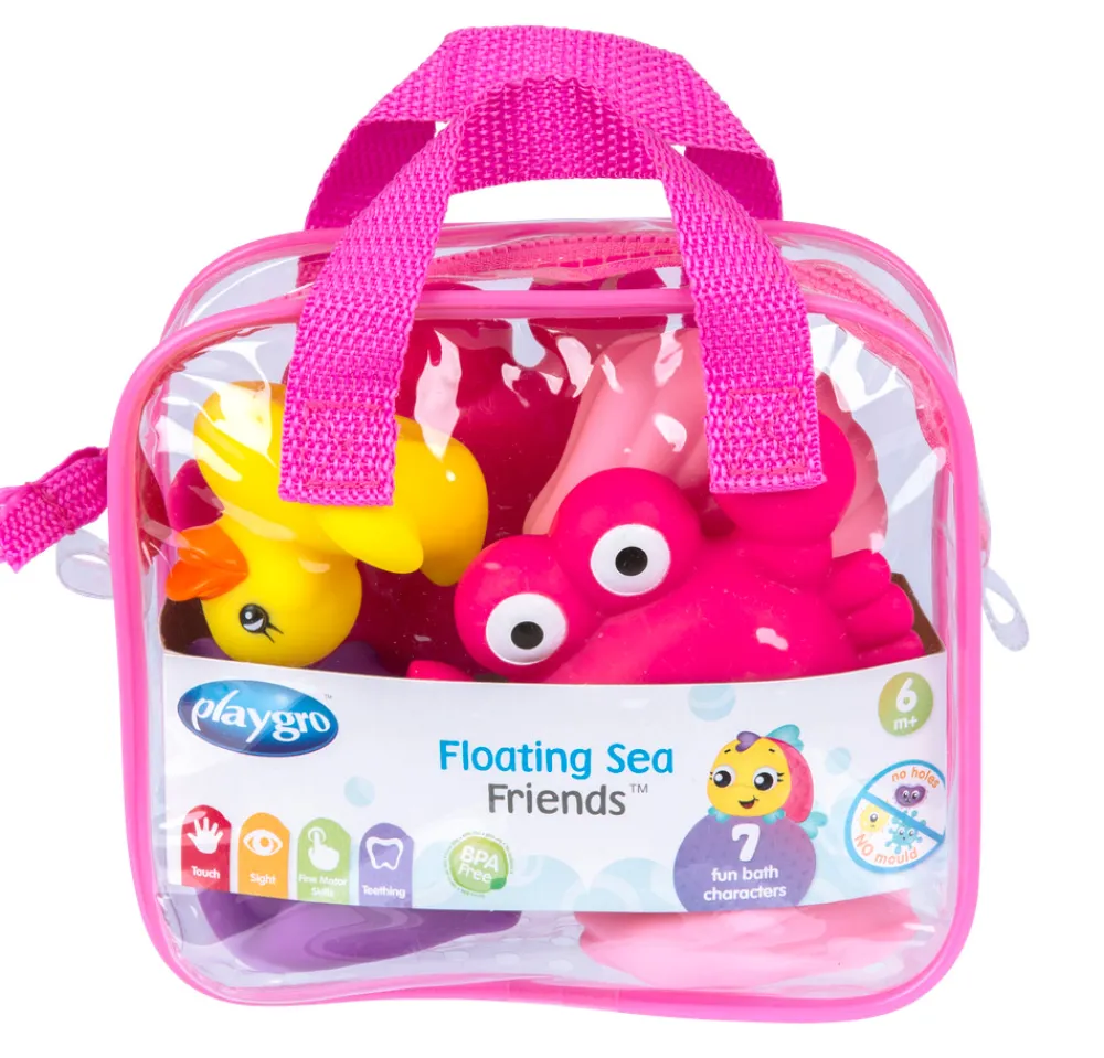Playgro Floating Sea Friends, Pink- Badelegetøj