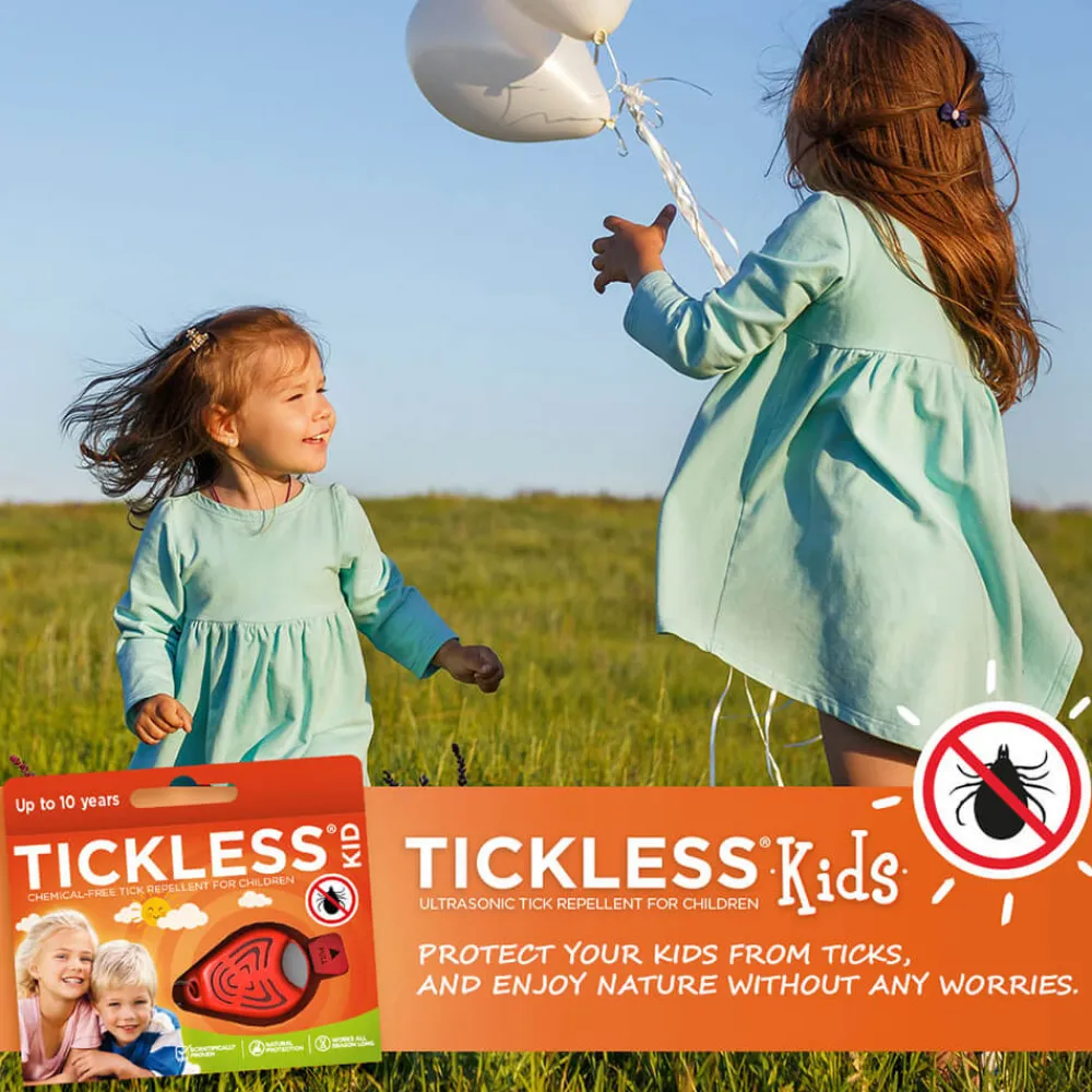 TICKLESS Flåtbeskyttelse til Baby/barn, Orange- Plejeartikler Til Baby
