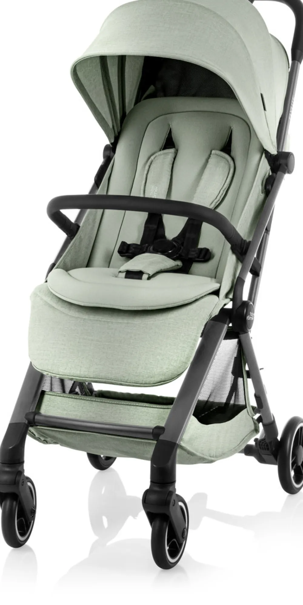 Britax Römer Flylite - Sage green- Klapvogne Med Flade Sæder|Rejseklapvogne