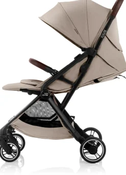 Britax Römer Flylite - Style teak- Klapvogne Med Flade Sæder|Rejseklapvogne