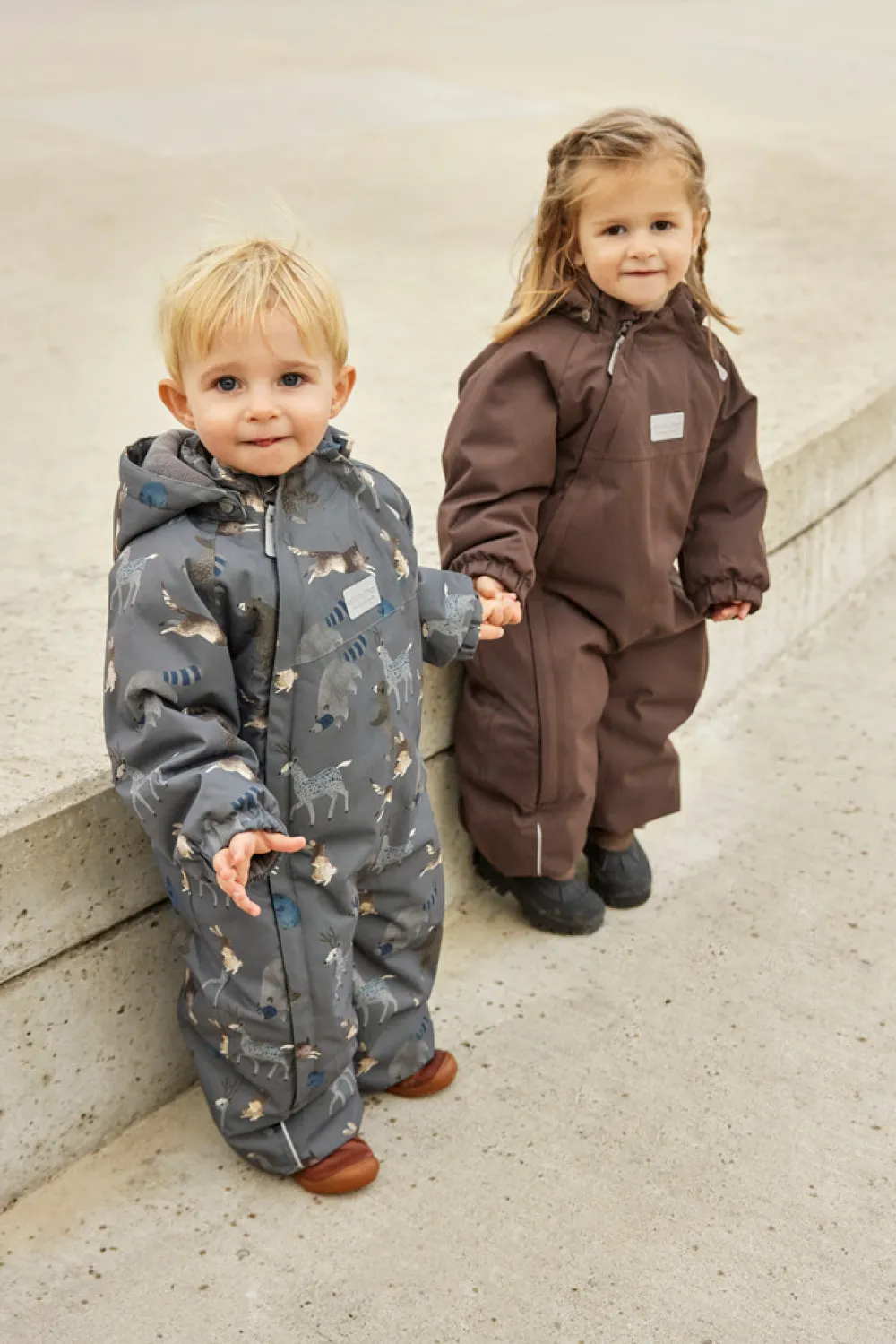 Minymo Flyverdragt - Dark Gull Grey- Flyverdragter