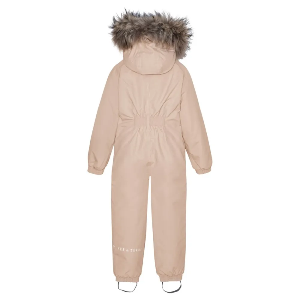 VER de TERRE Flyverdragt w/fur - Mahogany rose- Flyverdragter