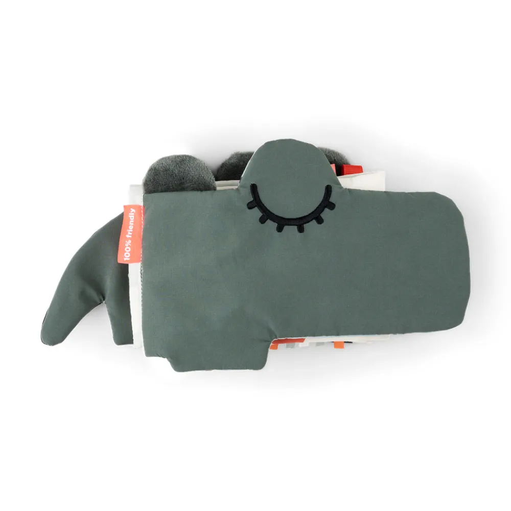 Done By Deer Folde-ud stofbog Croco Grøn- Røre- & Følebøger