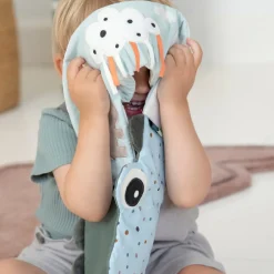 Done By Deer Folde-ud stofbog Croco Grøn- Røre- & Følebøger