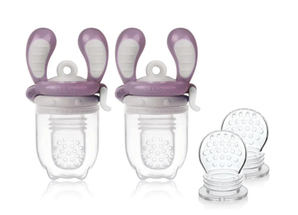Kidsme Foodfeeder Startpak 2 pk - plum- Foodfeeder Og Frugtsut