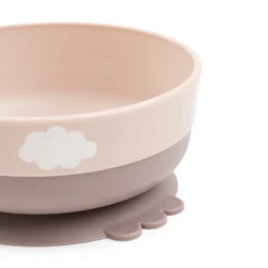 Done By Deer Foodie første spisesæt 3 dele - Happy clouds Pudder- Service