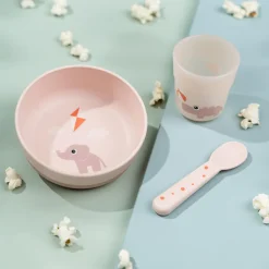 Done By Deer Foodie første spisesæt Playground Pudder- Service