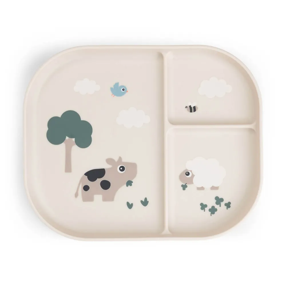 Done By Deer Foodie inddelt tallerken Tiny farm Sand- Service