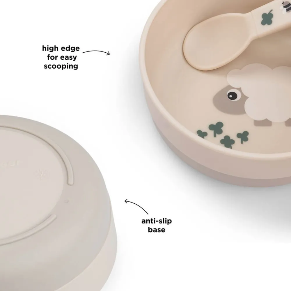 Done By Deer Foodie skål Tiny farm Sand- Service