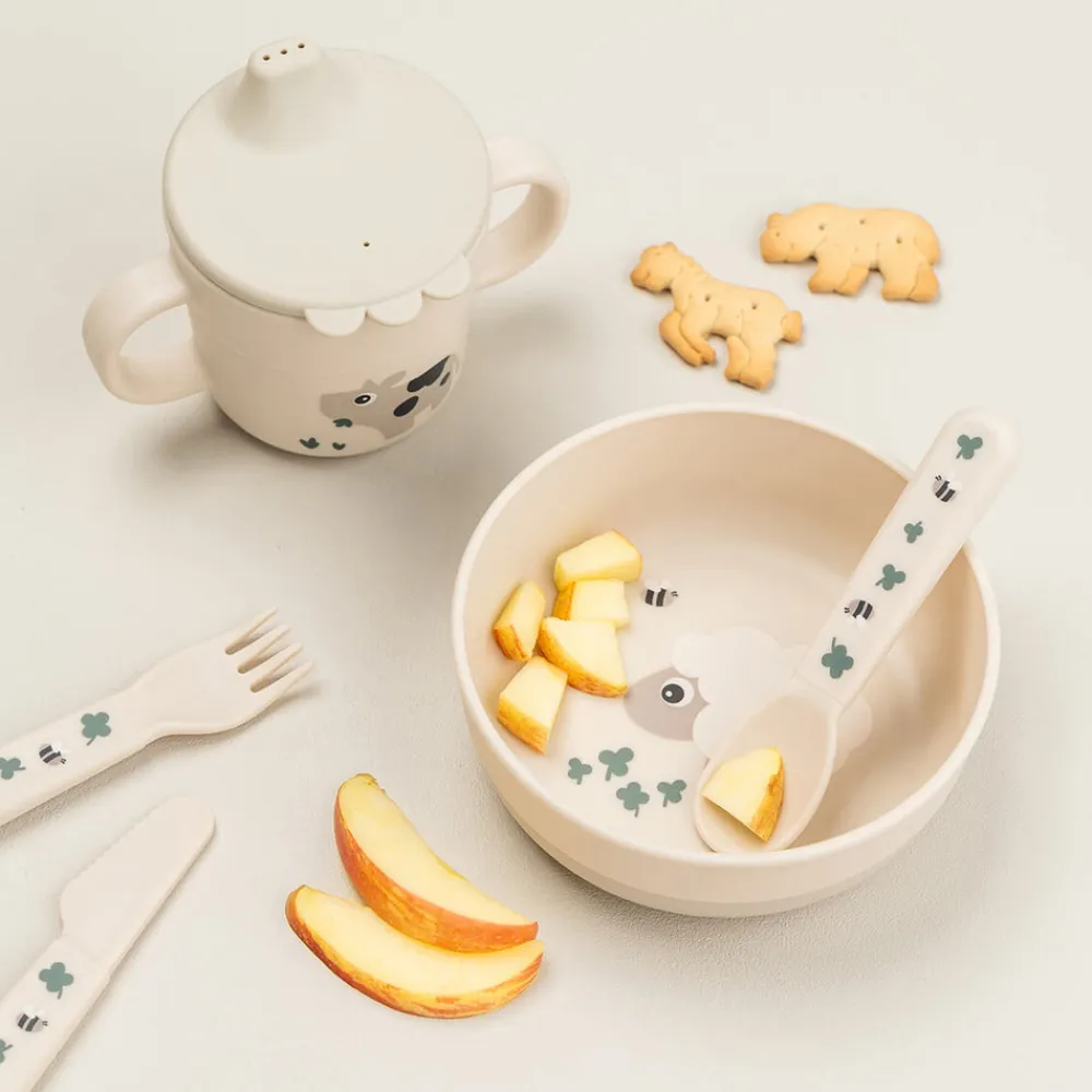 Done By Deer Foodie skål Tiny farm Sand- Service