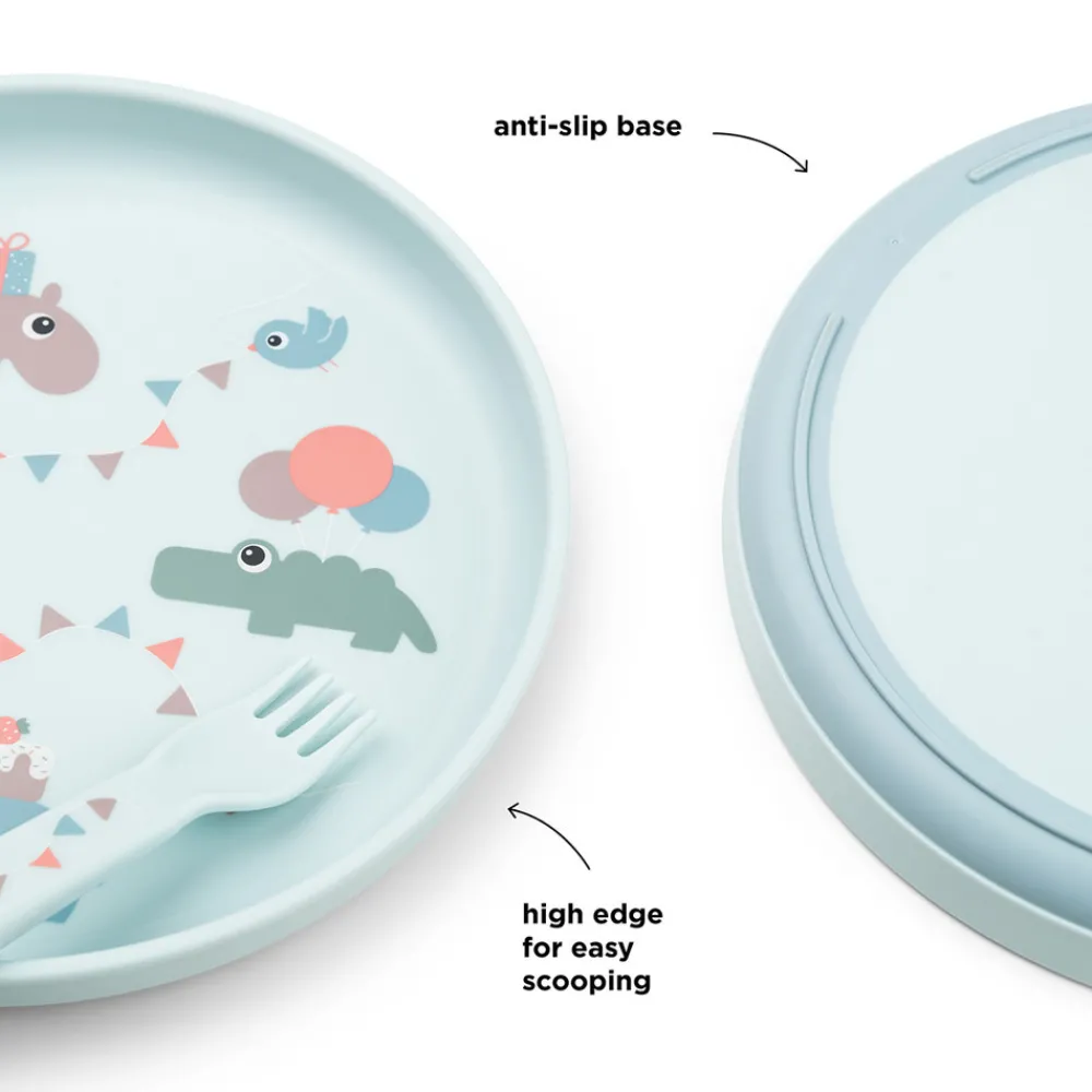 Done By Deer Foodie spisesæt Celebration Blå- Service