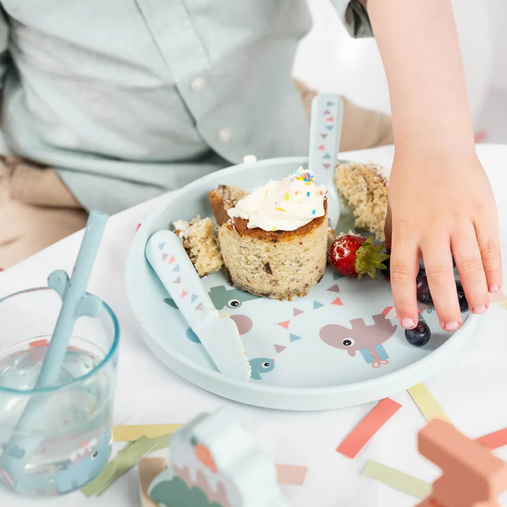 Done By Deer Foodie spisesæt Celebration Blå- Service