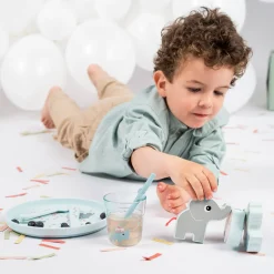 Done By Deer Foodie spisesæt Celebration Blå- Service