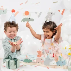 Done By Deer Foodie spisesæt Celebration Blå- Service