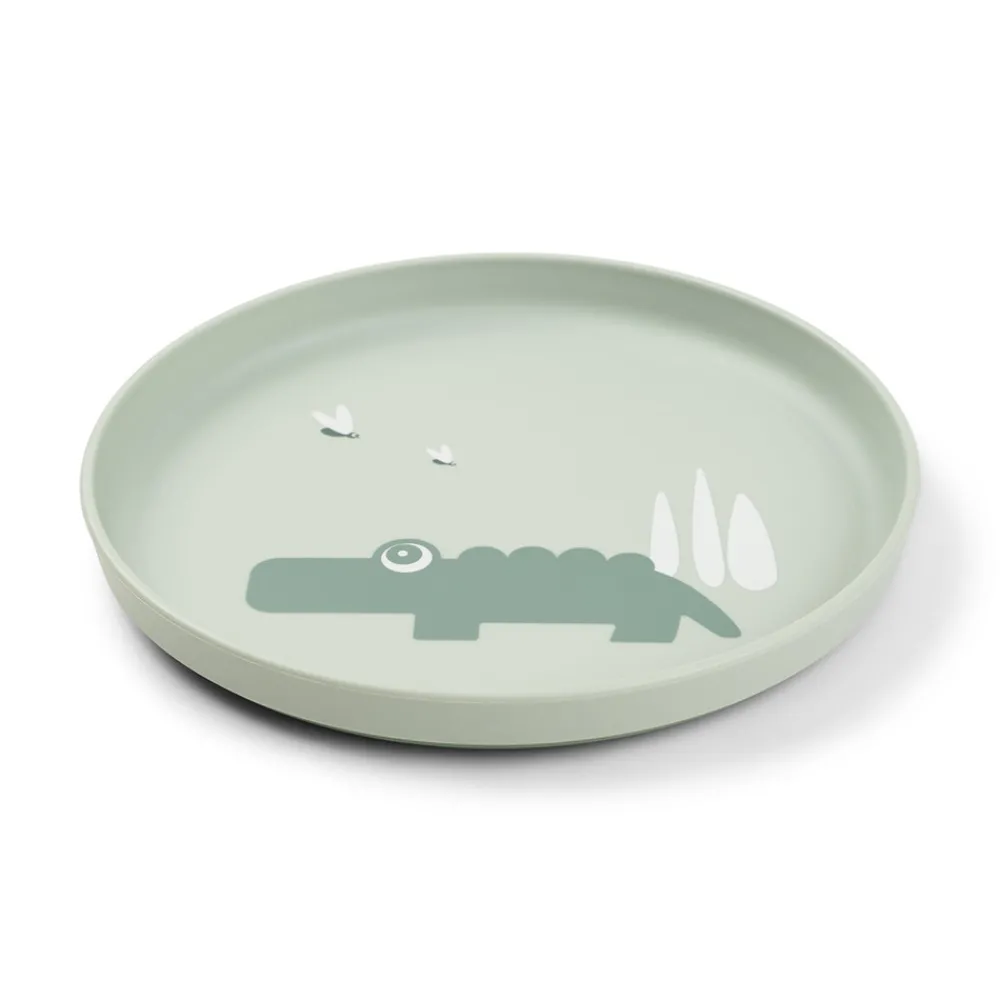 Done By Deer Foodie tallerken Croco Grøn- Service