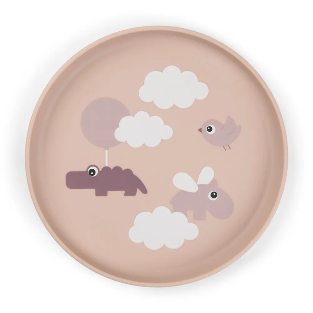 Done By Deer Foodie tallerken Happy clouds Pudder- Service