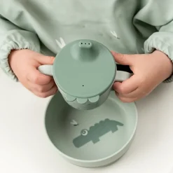 Done By Deer Foodie tudkop Happy dots Grøn- Træningskopper Og Flasker|Service