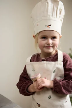 Filibabba Forklæde og kokkehue m. broderi- Køkkenleg