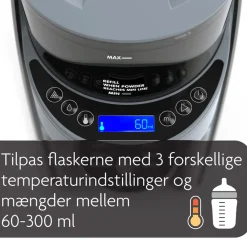 Baby Brezza Formula Pro Advanced Slate- Tilberedning & Rengøring