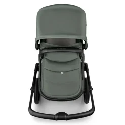 Bugaboo Fox 5 Renew complete - Black/forest green- Kombivogne Med Ergonomiske Sæder