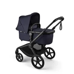 Bugaboo Fox 5 Renew complete - black/deep indigo- Kombivogne Med Ergonomiske Sæder