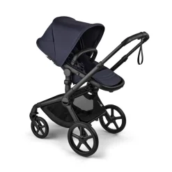 Bugaboo Fox 5 Renew complete - black/deep indigo- Kombivogne Med Ergonomiske Sæder