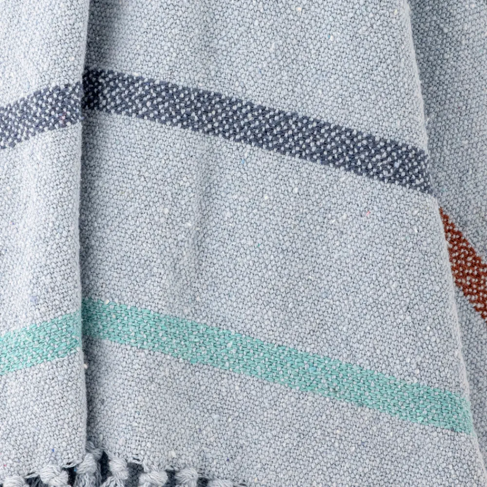 Bloomingvillemini Frey Plaid, Blå-Børn Tæpper