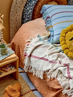 Bloomingvillemini Frey Pude, Blå-Børn Pyntepuder