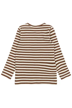 The New Siblings Fro Rib Bluse - TOFFEE- Bluser