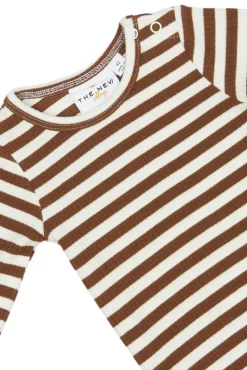 The New Siblings Fro Rib Body langærmet - TOFFEE- Bodystocking Langærmet