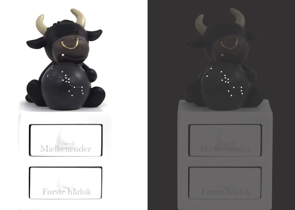 Kids By Friis Første tand/hårlok - tyren-Børn Smykkeskrin